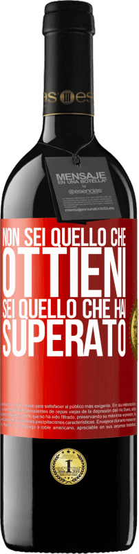 39,95 € Spedizione Gratuita | Vino rosso Edizione RED MBE Riserva Non sei quello che ottieni. Sei quello che hai superato Etichetta Rossa. Etichetta personalizzabile Riserva 12 Mesi Raccogliere 2015 Tempranillo