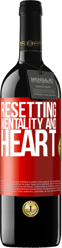 39,95 € Free Shipping | Red Wine RED Edition MBE Reserve Resetting mentality and heart Red Label. Customizable label Reserve 12 Months Harvest 2015 Tempranillo