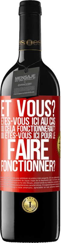 39,95 € Envoi gratuit | Vin rouge Édition RED MBE Réserve Et vous? Êtes-vous ici au cas où cela fonctionnerait? Ou êtes-vous ici pour le faire fonctionner? Étiquette Rouge. Étiquette personnalisable Réserve 12 Mois Récolte 2015 Tempranillo