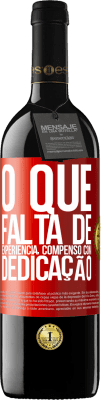 39,95 € Envio grátis | Vinho tinto Edição RED MBE Reserva O que falta de experiência compenso com dedicação Etiqueta Vermelha. Etiqueta personalizável Reserva 12 Meses Colheita 2015 Tempranillo