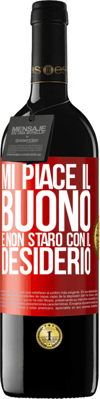 39,95 € Spedizione Gratuita | Vino rosso Edizione RED MBE Riserva Mi piace il buono e non starò con il desiderio Etichetta Rossa. Etichetta personalizzabile Riserva 12 Mesi Raccogliere 2015 Tempranillo