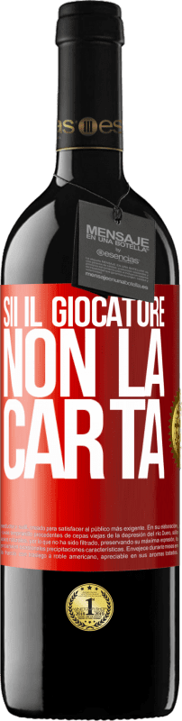 39,95 € Spedizione Gratuita | Vino rosso Edizione RED MBE Riserva Sii il giocatore, non la carta Etichetta Rossa. Etichetta personalizzabile Riserva 12 Mesi Raccogliere 2015 Tempranillo