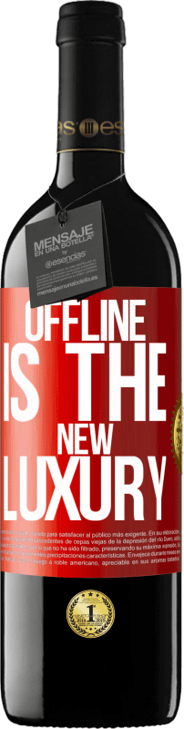 39,95 € Spedizione Gratuita | Vino rosso Edizione RED MBE Riserva Offline is the new luxury Etichetta Rossa. Etichetta personalizzabile Riserva 12 Mesi Raccogliere 2014 Tempranillo