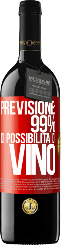 39,95 € Spedizione Gratuita | Vino rosso Edizione RED MBE Riserva Previsione: 99% di possibilità di vino Etichetta Rossa. Etichetta personalizzabile Riserva 12 Mesi Raccogliere 2014 Tempranillo