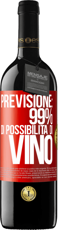 39,95 € Spedizione Gratuita | Vino rosso Edizione RED MBE Riserva Previsione: 99% di possibilità di vino Etichetta Rossa. Etichetta personalizzabile Riserva 12 Mesi Raccogliere 2015 Tempranillo