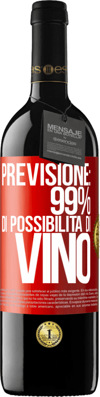39,95 € Spedizione Gratuita | Vino rosso Edizione RED MBE Riserva Previsione: 99% di possibilità di vino Etichetta Rossa. Etichetta personalizzabile Riserva 12 Mesi Raccogliere 2016 Tempranillo
