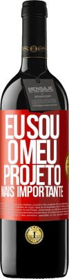 39,95 € Envio grátis | Vinho tinto Edição RED MBE Reserva Eu sou o meu projeto mais importante Etiqueta Vermelha. Etiqueta personalizável Reserva 12 Meses Colheita 2015 Tempranillo