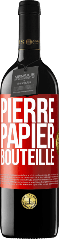 39,95 € Envoi gratuit | Vin rouge Édition RED MBE Réserve Pierre-papier-bouteille Étiquette Rouge. Étiquette personnalisable Réserve 12 Mois Récolte 2014 Tempranillo