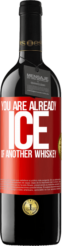 39,95 € 送料無料 | 赤ワイン REDエディション MBE 予約する あなたはすでに別のウイスキーの氷です 赤いタグ. カスタマイズ可能なラベル 予約する 12 月 収穫 2014 Tempranillo