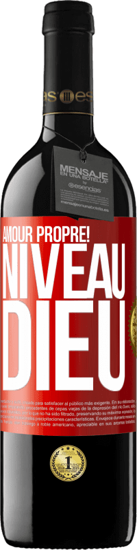 39,95 € Envoi gratuit | Vin rouge Édition RED MBE Réserve Amour propre! Niveau Dieu Étiquette Rouge. Étiquette personnalisable Réserve 12 Mois Récolte 2015 Tempranillo