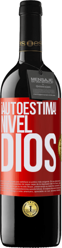 39,95 € Envío gratis | Vino Tinto Edición RED MBE Reserva ¡Autoestima! Nivel dios Etiqueta Roja. Etiqueta personalizable Reserva 12 Meses Cosecha 2016 Tempranillo