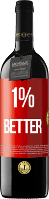 39,95 € 送料無料 | 赤ワイン REDエディション MBE 予約する 1% Better 赤いタグ. カスタマイズ可能なラベル 予約する 12 月 収穫 2014 Tempranillo