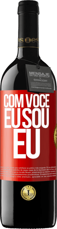 39,95 € Envio grátis | Vinho tinto Edição RED MBE Reserva Com você eu sou eu Etiqueta Vermelha. Etiqueta personalizável Reserva 12 Meses Colheita 2014 Tempranillo