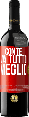 39,95 € Spedizione Gratuita | Vino rosso Edizione RED MBE Riserva Con te va tutto meglio Etichetta Rossa. Etichetta personalizzabile Riserva 12 Mesi Raccogliere 2016 Tempranillo