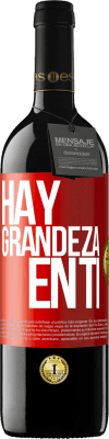 39,95 € Envío gratis | Vino Tinto Edición RED MBE Reserva Hay grandeza en ti Etiqueta Roja. Etiqueta personalizable Reserva 12 Meses Cosecha 2015 Tempranillo