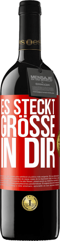 39,95 € Kostenloser Versand | Rotwein RED Ausgabe MBE Reserve Es steckt Größe in dir Rote Markierung. Anpassbares Etikett Reserve 12 Monate Ernte 2014 Tempranillo