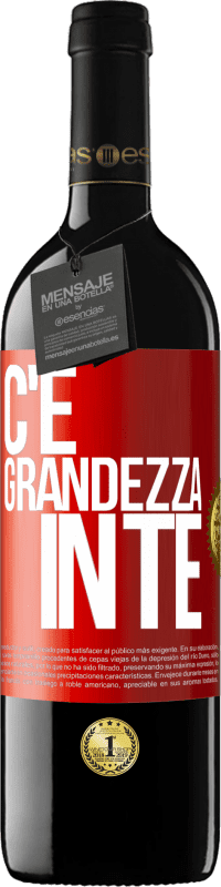 39,95 € Spedizione Gratuita | Vino rosso Edizione RED MBE Riserva C'è grandezza in te Etichetta Rossa. Etichetta personalizzabile Riserva 12 Mesi Raccogliere 2014 Tempranillo