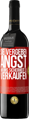 39,95 € Kostenloser Versand | Rotwein RED Ausgabe MBE Reserve Sie vergeben Angst, um uns Sicherheit zu verkaufen Rote Markierung. Anpassbares Etikett Reserve 12 Monate Ernte 2014 Tempranillo