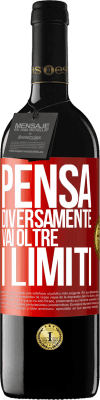 39,95 € Spedizione Gratuita | Vino rosso Edizione RED MBE Riserva Pensa diversamente. Vai oltre i limiti Etichetta Rossa. Etichetta personalizzabile Riserva 12 Mesi Raccogliere 2015 Tempranillo