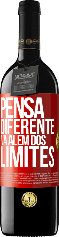 39,95 € Envio grátis | Vinho tinto Edição RED MBE Reserva Pensa diferente. Vá além dos limites Etiqueta Vermelha. Etiqueta personalizável Reserva 12 Meses Colheita 2014 Tempranillo