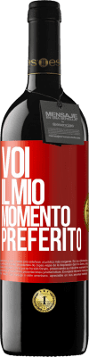 39,95 € Spedizione Gratuita | Vino rosso Edizione RED MBE Riserva Voi. Il mio momento preferito Etichetta Rossa. Etichetta personalizzabile Riserva 12 Mesi Raccogliere 2015 Tempranillo