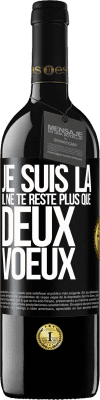 39,95 € Envoi gratuit | Vin rouge Édition RED MBE Réserve Je suis là. Il ne te reste plus que deux voeux Étiquette Noire. Étiquette personnalisable Réserve 12 Mois Récolte 2015 Tempranillo