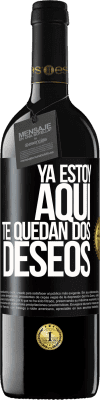 39,95 € Envío gratis | Vino Tinto Edición RED MBE Reserva Ya estoy aquí. Te quedan dos deseos Etiqueta Negra. Etiqueta personalizable Reserva 12 Meses Cosecha 2014 Tempranillo