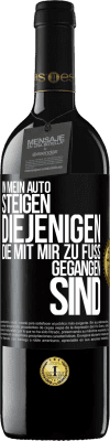 39,95 € Kostenloser Versand | Rotwein RED Ausgabe MBE Reserve In mein Auto steigen diejenigen, die mit mir zu Fuß gegangen sind Schwarzes Etikett. Anpassbares Etikett Reserve 12 Monate Ernte 2014 Tempranillo