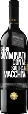 39,95 € Spedizione Gratuita | Vino rosso Edizione RED MBE Riserva Chi ha camminato con me salirà in macchina Etichetta Nera. Etichetta personalizzabile Riserva 12 Mesi Raccogliere 2014 Tempranillo