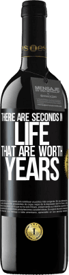 39,95 € Free Shipping | Red Wine RED Edition MBE Reserve There are seconds in life that are worth years Black Label. Customizable label Reserve 12 Months Harvest 2016 Tempranillo