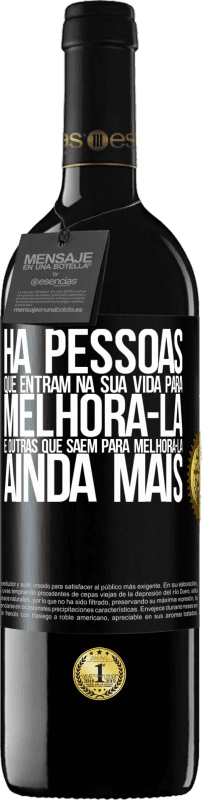 39,95 € Envio grátis | Vinho tinto Edição RED MBE Reserva Há pessoas que entram na sua vida para melhorá-la e outras que saem para melhorá-la ainda mais Etiqueta Preta. Etiqueta personalizável Reserva 12 Meses Colheita 2015 Tempranillo