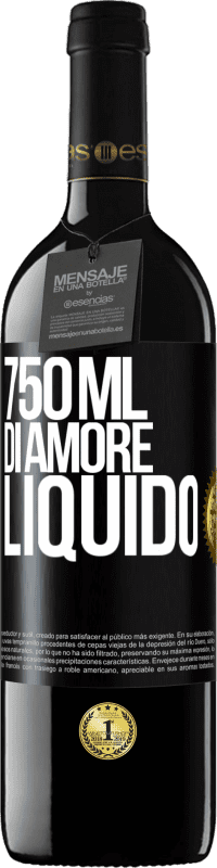 39,95 € Spedizione Gratuita | Vino rosso Edizione RED MBE Riserva 750 ml di amore liquido Etichetta Nera. Etichetta personalizzabile Riserva 12 Mesi Raccogliere 2015 Tempranillo