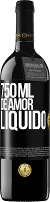 39,95 € Envio grátis | Vinho tinto Edição RED MBE Reserva 750 ml de amor líquido Etiqueta Preta. Etiqueta personalizável Reserva 12 Meses Colheita 2015 Tempranillo