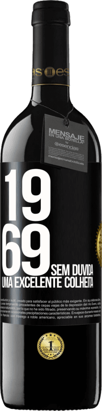 39,95 € Envio grátis | Vinho tinto Edição RED MBE Reserva 1969. Sem dúvida, uma excelente colheita Etiqueta Preta. Etiqueta personalizável Reserva 12 Meses Colheita 2015 Tempranillo