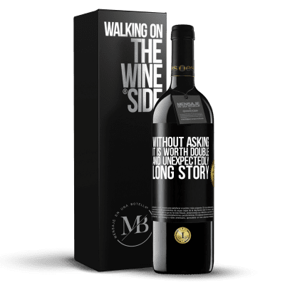 «Without asking it is worth double. And unexpectedly, long story» RED Edition MBE Reserve