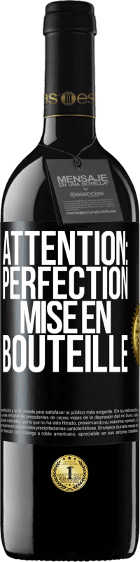 39,95 € Envoi gratuit | Vin rouge Édition RED MBE Réserve Attention: perfection mise en bouteille Étiquette Noire. Étiquette personnalisable Réserve 12 Mois Récolte 2014 Tempranillo
