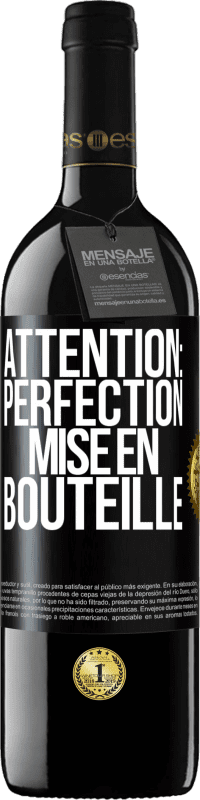 39,95 € Envoi gratuit | Vin rouge Édition RED MBE Réserve Attention: perfection mise en bouteille Étiquette Noire. Étiquette personnalisable Réserve 12 Mois Récolte 2016 Tempranillo