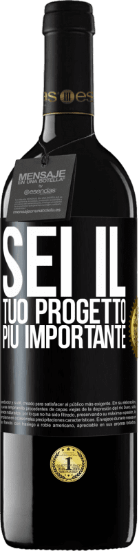 39,95 € Spedizione Gratuita | Vino rosso Edizione RED MBE Riserva Sei il tuo progetto più importante Etichetta Nera. Etichetta personalizzabile Riserva 12 Mesi Raccogliere 2016 Tempranillo