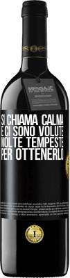 39,95 € Spedizione Gratuita | Vino rosso Edizione RED MBE Riserva Si chiama calma, e ci sono volute molte tempeste per ottenerlo Etichetta Nera. Etichetta personalizzabile Riserva 12 Mesi Raccogliere 2016 Tempranillo