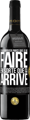 39,95 € Envoi gratuit | Vin rouge Édition RED MBE Réserve Ça va arriver parce que je vais faire en sorte que ça arrive Étiquette Noire. Étiquette personnalisable Réserve 12 Mois Récolte 2016 Tempranillo