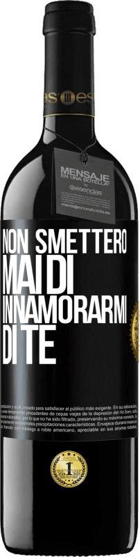 39,95 € Spedizione Gratuita | Vino rosso Edizione RED MBE Riserva Non smetterò mai di innamorarmi di te Etichetta Nera. Etichetta personalizzabile Riserva 12 Mesi Raccogliere 2015 Tempranillo