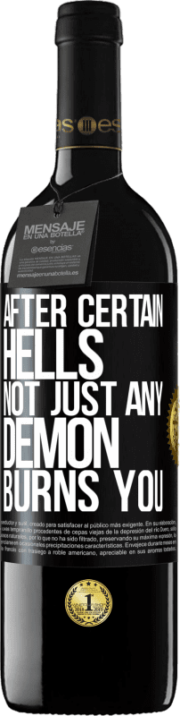 39,95 € 送料無料 | 赤ワイン REDエディション MBE 予約する 特定の地獄の後、どんな悪魔もあなたを燃やしません ブラックラベル. カスタマイズ可能なラベル 予約する 12 月 収穫 2016 Tempranillo
