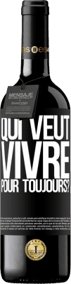 39,95 € Envoi gratuit | Vin rouge Édition RED MBE Réserve qui veut vivre pour toujours? Étiquette Noire. Étiquette personnalisable Réserve 12 Mois Récolte 2014 Tempranillo