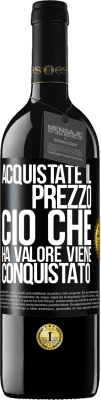 39,95 € Spedizione Gratuita | Vino rosso Edizione RED MBE Riserva Acquistate il prezzo. Ciò che ha valore viene conquistato Etichetta Nera. Etichetta personalizzabile Riserva 12 Mesi Raccogliere 2014 Tempranillo