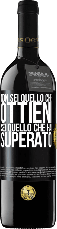 39,95 € Spedizione Gratuita | Vino rosso Edizione RED MBE Riserva Non sei quello che ottieni. Sei quello che hai superato Etichetta Nera. Etichetta personalizzabile Riserva 12 Mesi Raccogliere 2015 Tempranillo