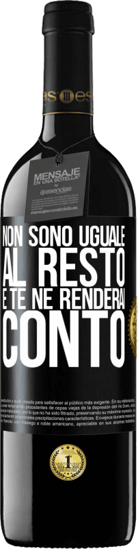 39,95 € Spedizione Gratuita | Vino rosso Edizione RED MBE Riserva Non sono uguale al resto e te ne renderai conto Etichetta Nera. Etichetta personalizzabile Riserva 12 Mesi Raccogliere 2015 Tempranillo