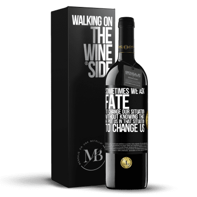 «Sometimes we ask fate to change our situation without knowing that he put us in that situation, to change us» RED Edition MBE Reserve