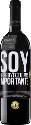 39,95 € Envío gratis | Vino Tinto Edición RED MBE Reserva Soy mi proyecto más importante Etiqueta Negra. Etiqueta personalizable Reserva 12 Meses Cosecha 2015 Tempranillo