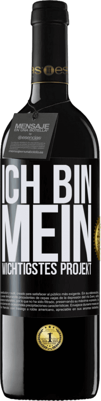 39,95 € Kostenloser Versand | Rotwein RED Ausgabe MBE Reserve Ich bin mein wichtigstes Projekt Schwarzes Etikett. Anpassbares Etikett Reserve 12 Monate Ernte 2015 Tempranillo