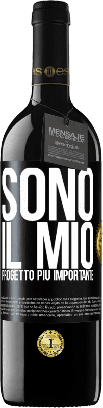 39,95 € Spedizione Gratuita | Vino rosso Edizione RED MBE Riserva Sono il mio progetto più importante Etichetta Nera. Etichetta personalizzabile Riserva 12 Mesi Raccogliere 2015 Tempranillo